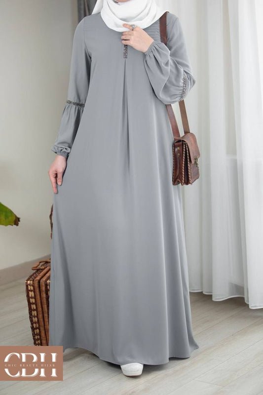 Grey Premium Abaya