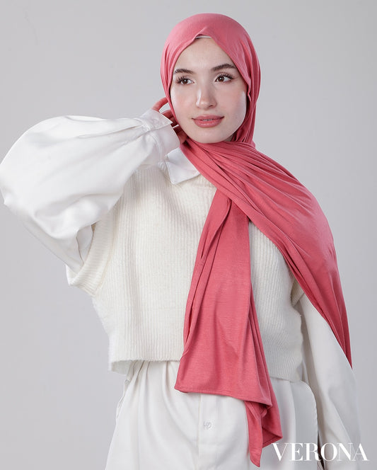 Red Premium Hijab